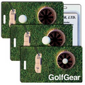 Luggage Tag - 3D Lenticular Golf Gear Stock Image (Blank Product)